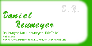 daniel neumeyer business card